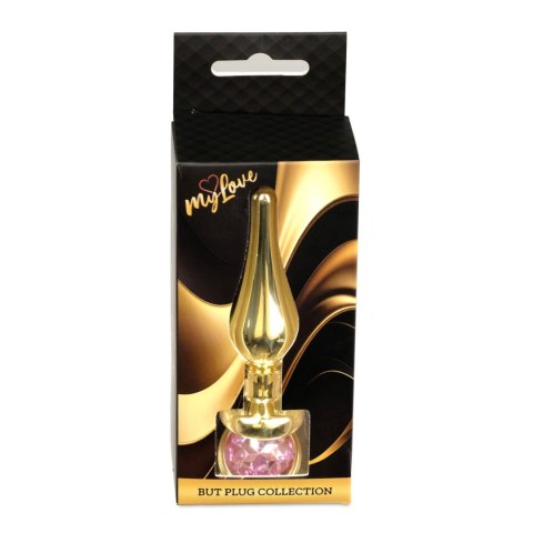 MyLove Toys - Jewellery Gold BUTT PLUG- Rose
