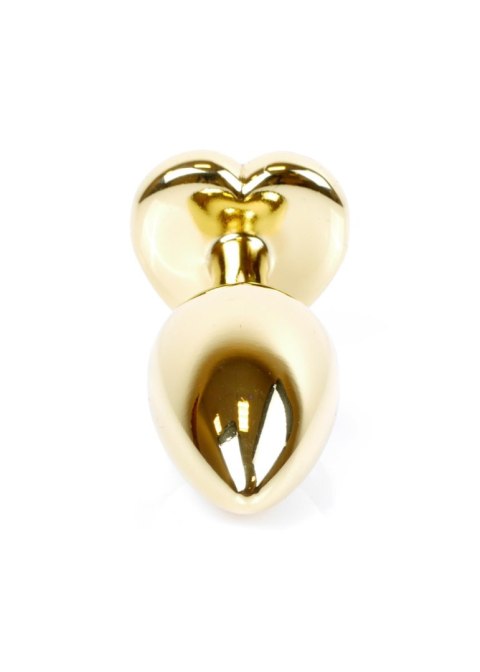 MyLove Toys - Jewellery Gold Heart PLUG- Dark Blue