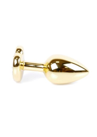 MyLove Toys - Jewellery Gold Heart PLUG- Rose