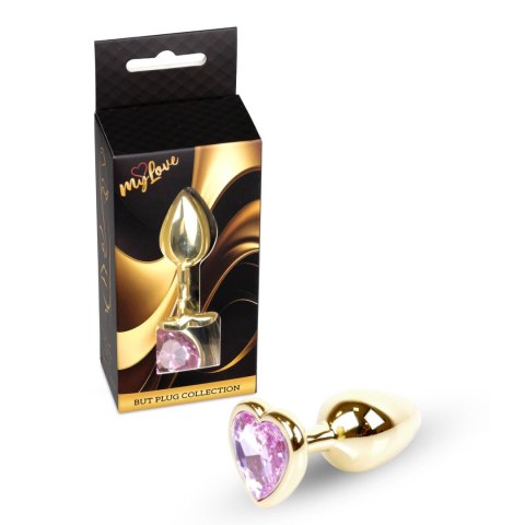 MyLove Toys - Jewellery Gold Heart PLUG- Rose