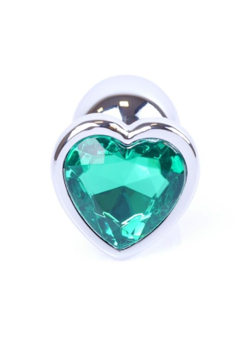 MyLove Toys - Jewellery Silver Heart PLUG- Green