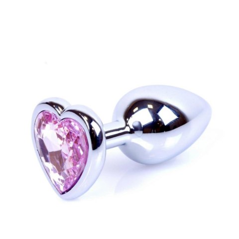 MyLove Toys - Jewellery Silver Heart PLUG- Rose