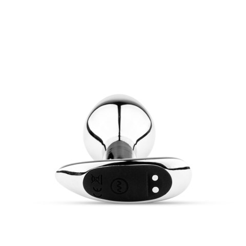 Metal Butt Plug M Vibrator USB - Remote Control