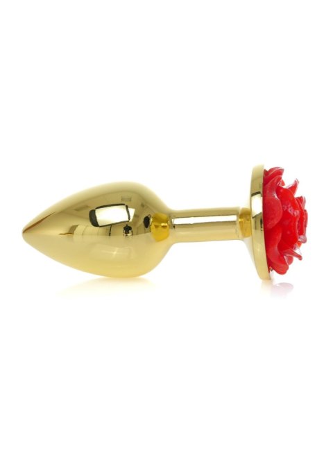 MyLove Toys - Jewellery Gold PLUG ROSE- Red