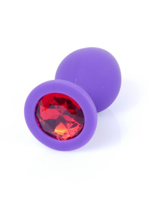 MyLove Toys - Jewellery Purple Silicone PLUG Medium