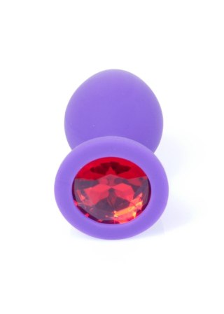 MyLove Toys - Jewellery Purple Silicone PLUG Medium