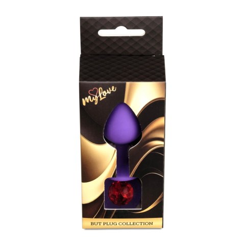 MyLove Toys - Jewellery Purple Silicone PLUG Medium