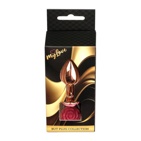 MyLove Toys - Jewellery Red Gold PLUG ROSE- Peach