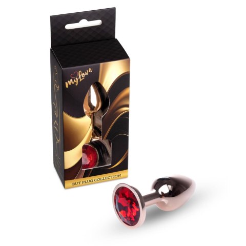 MyLove Toys - Jewellery Red Gold PLUG- Red