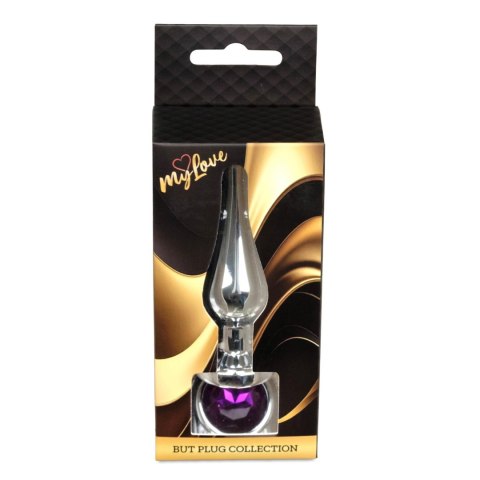 MyLove Toys - Jewellery Silver BUTT PLUG- Purple