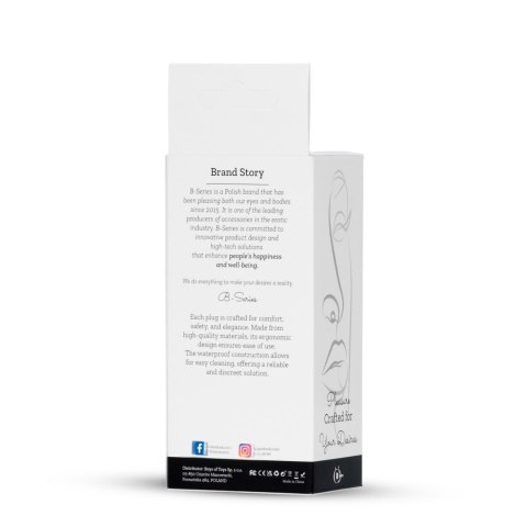 Plug-Jewellery Multicolour Penis PLUG- Clear M