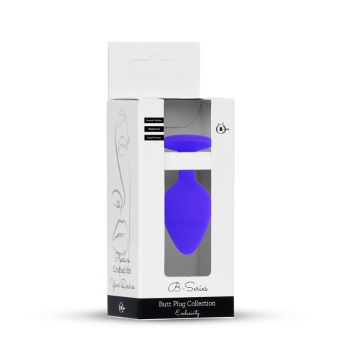 Plug-Jewellery Purple Silicon PLUG Medium- Red Diamond