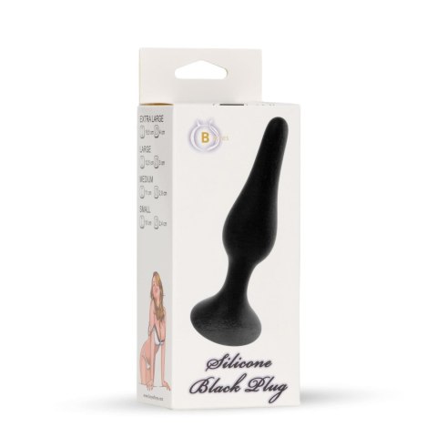 Plug-Silicone Plug Black - Medium