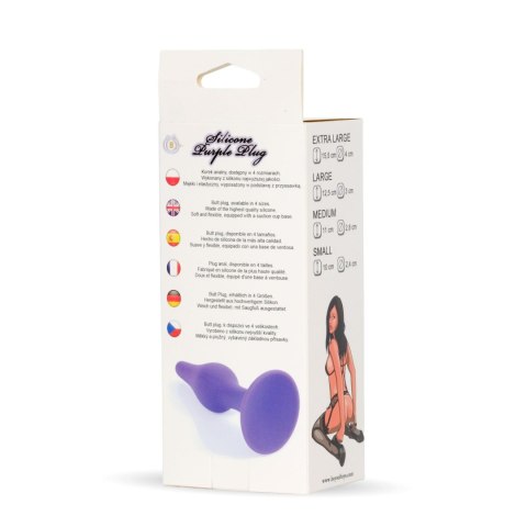 Plug-Silicone Plug Purple - Large
