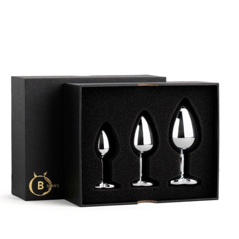 Jewellery - Silver Heart PLUG - SET