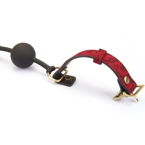 Liebe Seele Kinbaku Ukiyoe Bal Gag with Red Rosy Leather Straps Liebe Seele Kinbaku Ukiyoe Bal Gag with Red Rosy Leather Straps