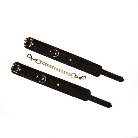 Liebe Seele kajdanki Boudoir Amor Black Ankle Cuffs