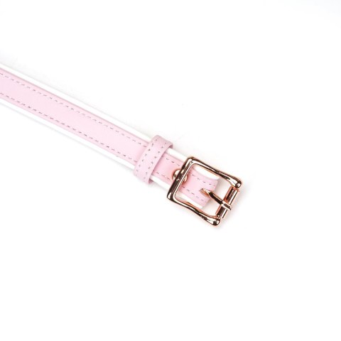Liebe Seele maska White & Pink FairyGoat Leather Blindfold Liebe Seele maska White & Pink FairyGoat Leather Blindfold