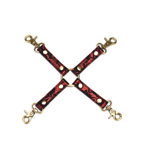 Liebe Seele uprząż Bondage Victorian Garden Lace and PU Hogtie Liebe Seele uprząż Bondage Victorian Garden Lace and PU Hogtie