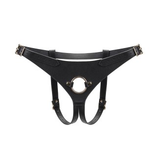 Liebe Seele uprząż Dark Secret Deluxe Leather Strap On Harness