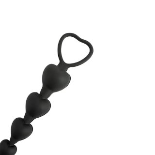 ANAL BEADS black heart