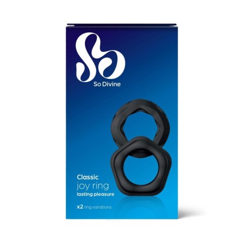 Classic Silicone Cock Rings - 2 Pack
