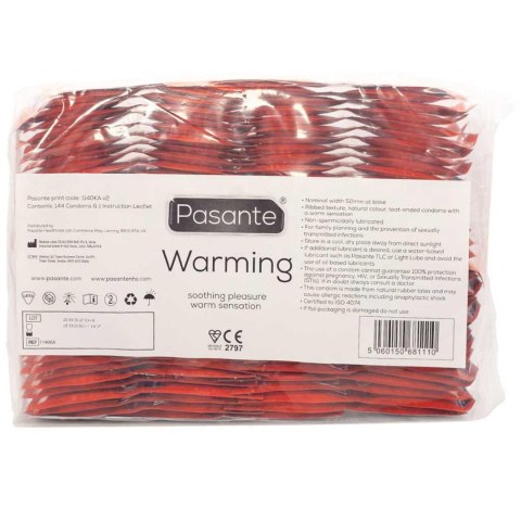 Pasante Warming Condoms Bulk Packs 144 pcs