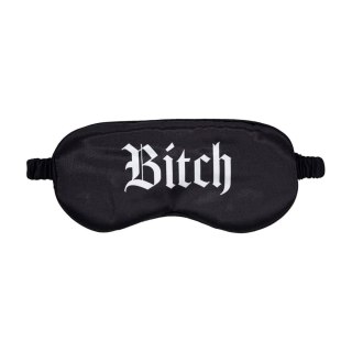 Bitch - Printed Satin Mask - Black