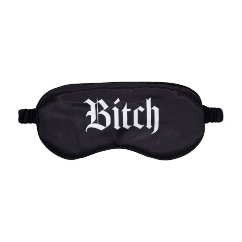 Bitch - Printed Satin Mask - Black