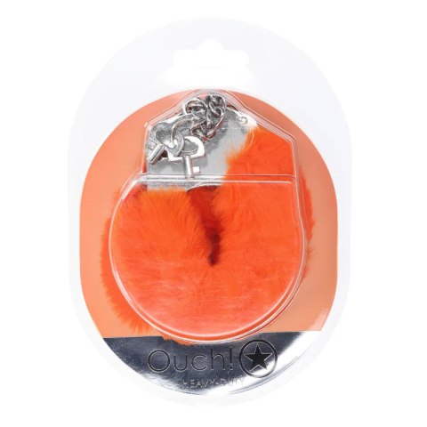 Heavy-duty Fluffy Handcuffs - Orange
