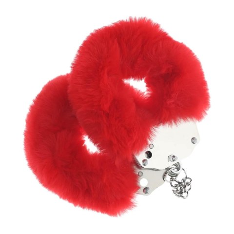 Heavy-duty Fluffy Handcuffs - Red