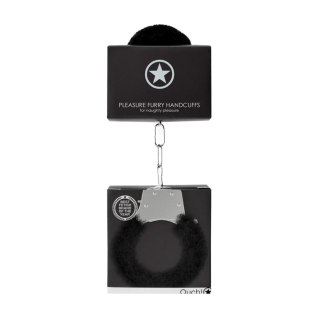 Pleasure Handcuffs Furry Black