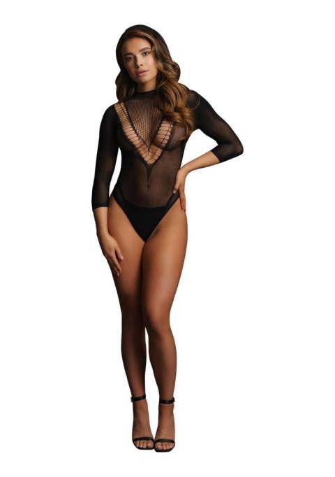 Short Sleeve Teddy - One Size - Black