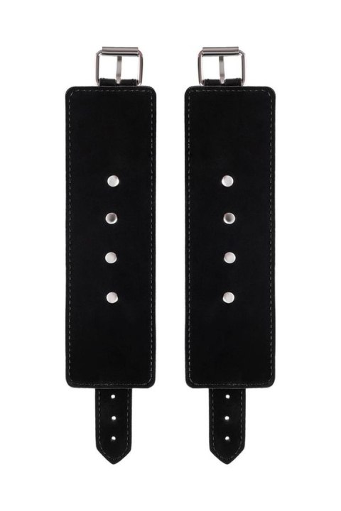 Anonymo handcuffs, PU leather, black