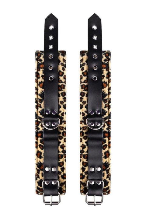 Anonymo handcuffs, PU leather, print, 27 cm