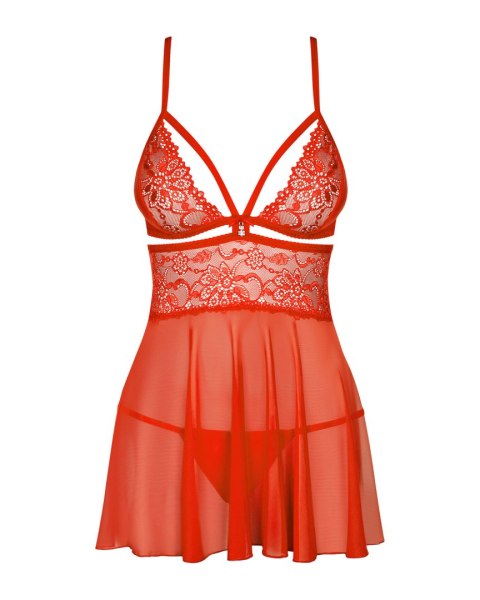 Obsessive 838-BAB-3 babydoll ze stringami 2XL/3XL