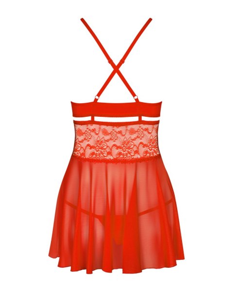 Obsessive 838-BAB-3 babydoll ze stringami 2XL/3XL