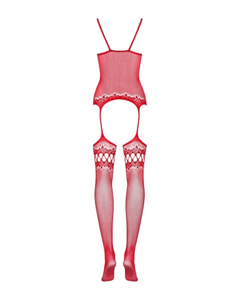 Bodystocking F214 czerwone S/M/L