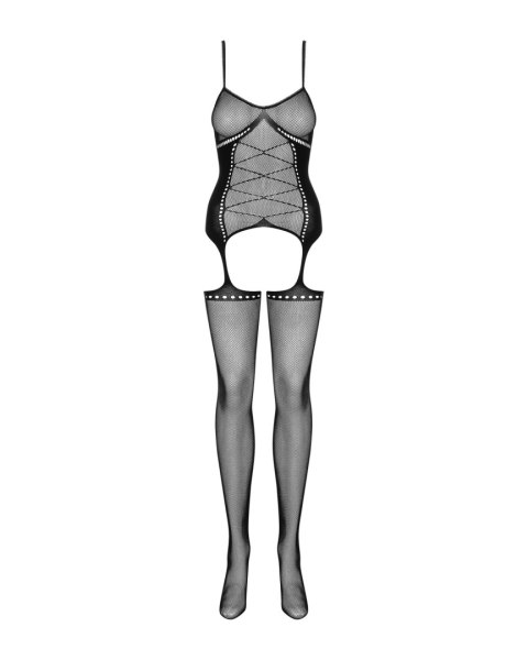 Obsessive Bodystocking G314 czarny S/M/L