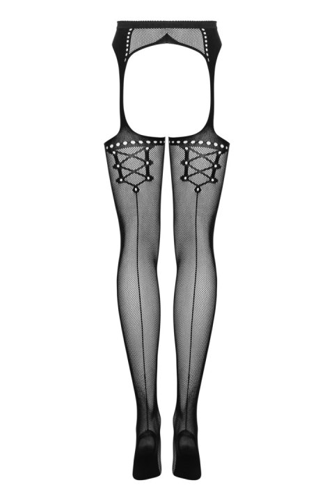 Obsessive Garter stockings S314 czarne S/M/L