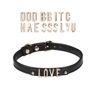 Liebe Seele DIY Choker with 21 Removable Letters