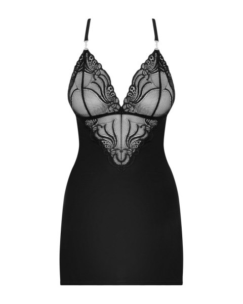 Obsessive 828-CHE-1 koszulka czarna S/M