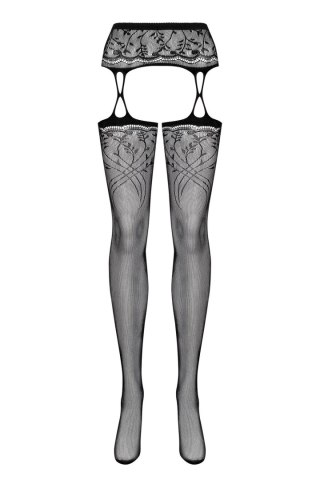 Obsessive S206 garter stockings czarne S/M/L