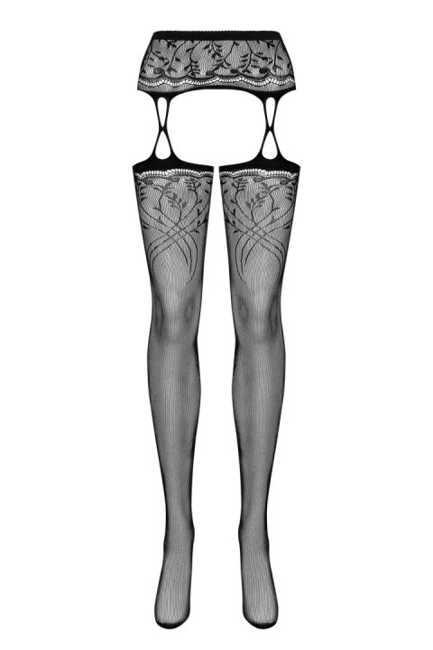 Obsessive S206 garter stockings czarne S/M/L Obsessive S206 garter stockings czarne S/M/L