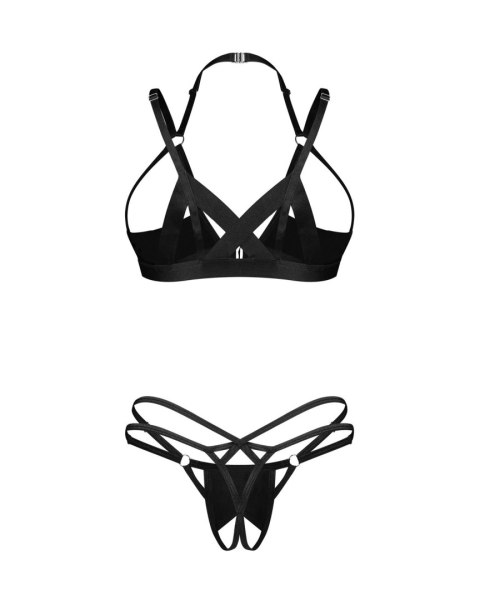 Keira Lise komplet 2-częściowy otwarty S/M