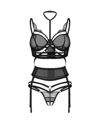 Premisis Black otwarty komplet 3-częściowy 2XL/3XL