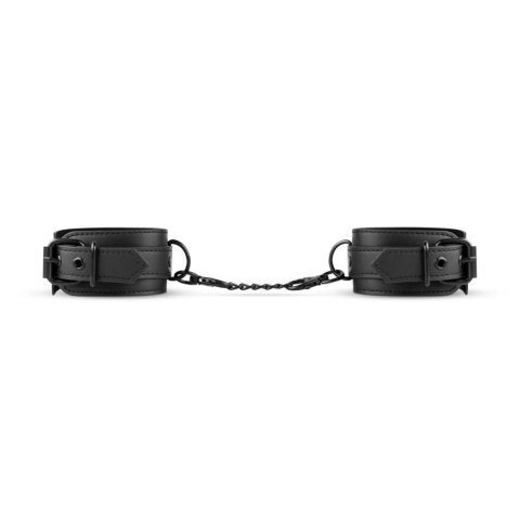 Bedroom Fantasies - Faux Leather Handcuffs Black