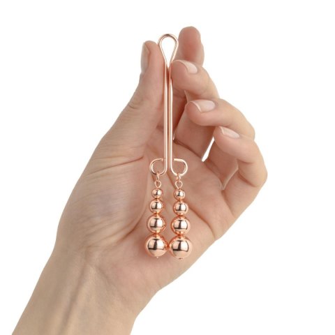 Rosy Gold - Clitoris Clamp - Subtle Weight