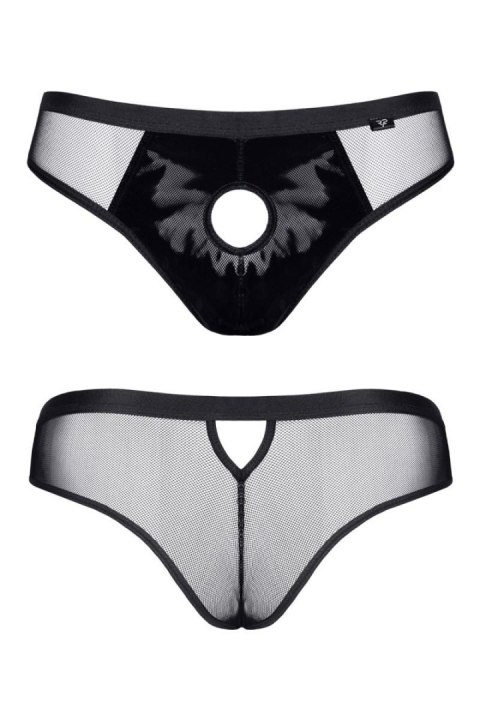 Majtki brazyliany z otworem - XXL