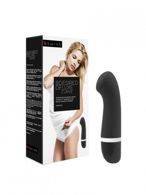 B Swish Bdesired Deluxe Curve wibrator czarny B Swish Bdesired Deluxe Curve wibrator czarny